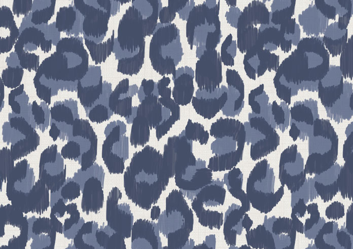 Leopard, Soft Blues - Twist&Fit Roller Blind - Image 6